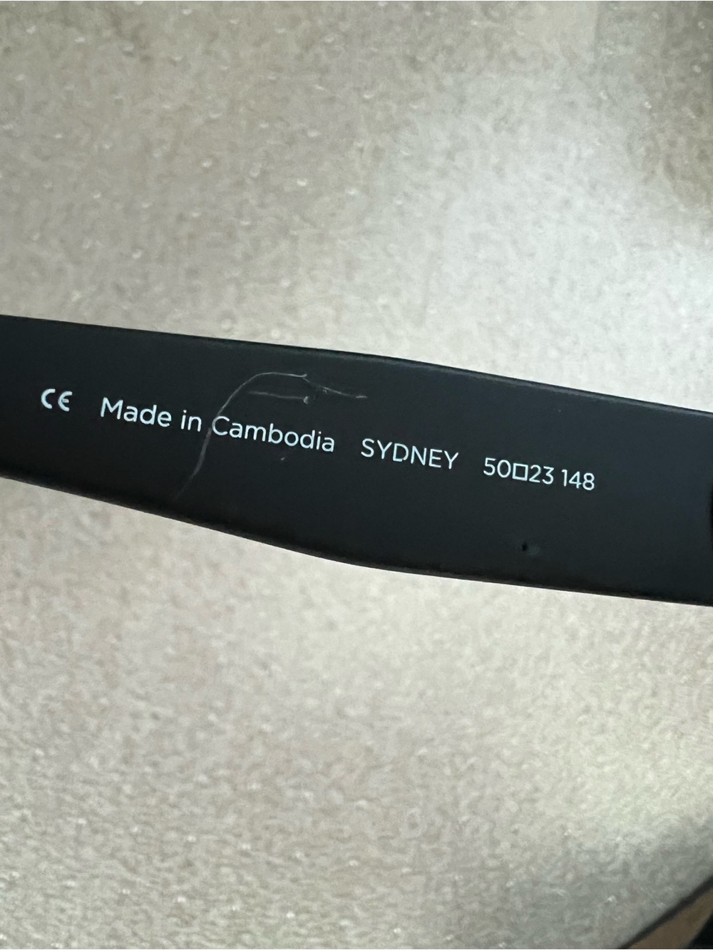 TOMS Sydney Green Cat Eye Black Sunglasses 50-23-148 - Picture 8 of 9